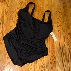 Anne Cole Black One-Piece Swimsuit